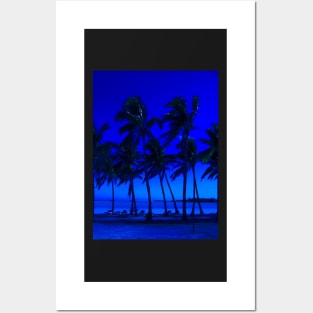 blue trees Posters and Art